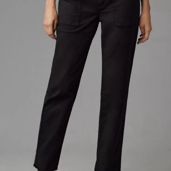 Anthro’s Pilcro,Black Stretch Ankle Pants Adjustable Waist,Excellent Con size 31 - Picture 7 of 12